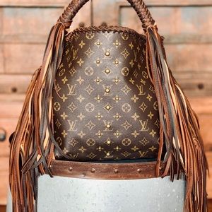 Louis Vuitton Artsy boho fringe revamped by classic boho bags
